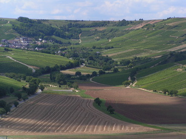 vue sur vallée bourguignonne